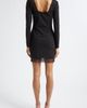 ISRAELLA KOBLA ISRAELLA KOBLA Ivara Mesh Detail Long Sleeve Knit Minidress - 2