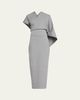 Issey Miyake Allow Sculptural Cape Maxi Dress - 1