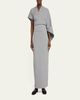 Issey Miyake Allow Sculptural Cape Maxi Dress - 2