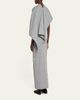 Issey Miyake Allow Sculptural Cape Maxi Dress - 3