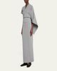 Issey Miyake Allow Sculptural Cape Maxi Dress - 4