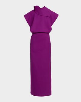 Issey Miyake Calligraph Maxi Dress