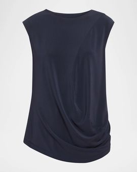 Issey Miyake Drape Jersey Top