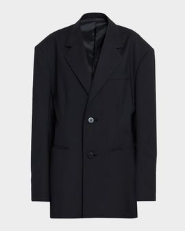 Issey Miyake Honest Ensemble Wool-Blend Jacket