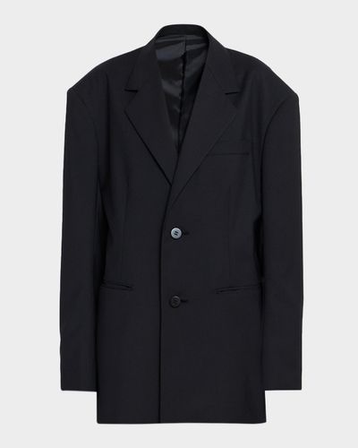 Issey Miyake Honest Ensemble Wool-Blend Jacket