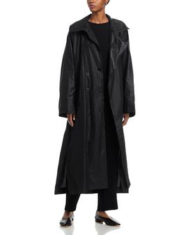 Issey Miyake Issey Miyake Aerial Steel Trench Coat
