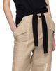 ISSEY MIYAKE ISSEY MIYAKE Beige Papyrus Trousers - 4