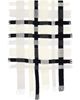 ISSEY MIYAKE ISSEY MIYAKE Black & White Raschel Weave Stole Scarf - 1