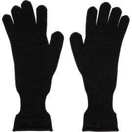 ISSEY MIYAKE ISSEY MIYAKE Black Breeze Knit Gloves