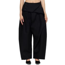 ISSEY MIYAKE ISSEY MIYAKE Black Calligraph Trousers