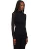ISSEY MIYAKE ISSEY MIYAKE Black Chiffon Twist Top - 2