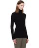 ISSEY MIYAKE ISSEY MIYAKE Black Cotton Baguette Turtleneck - 2