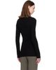 ISSEY MIYAKE ISSEY MIYAKE Black Cotton Baguette Turtleneck - 3