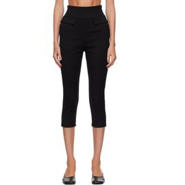 ISSEY MIYAKE ISSEY MIYAKE Black Extension Cotton Trousers
