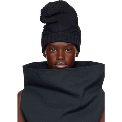 ISSEY MIYAKE ISSEY MIYAKE Black Found Stone Beanie