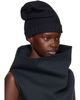 ISSEY MIYAKE ISSEY MIYAKE Black Found Stone Beanie - 2