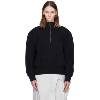 ISSEY MIYAKE ISSEY MIYAKE Black Handsome Knit Sweater