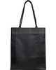 ISSEY MIYAKE ISSEY MIYAKE Black 'Leather Paper' Bag - 1