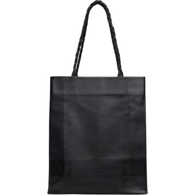 ISSEY MIYAKE ISSEY MIYAKE Black 'Leather Paper' Bag