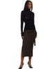 ISSEY MIYAKE ISSEY MIYAKE Black October Cotton Baguette Turtleneck - 4