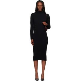 ISSEY MIYAKE ISSEY MIYAKE Black October Spongy-BK58 Midi Dress