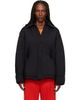 ISSEY MIYAKE ISSEY MIYAKE Black Pumped-T Jacket - 1