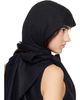 ISSEY MIYAKE ISSEY MIYAKE Black Silk Cashmere Balaclava Cap - 3