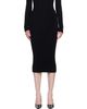 ISSEY MIYAKE ISSEY MIYAKE Black Spongy Midi Skirt - 1