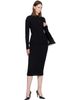 ISSEY MIYAKE ISSEY MIYAKE Black Spongy Midi Skirt - 4