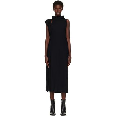 ISSEY MIYAKE ISSEY MIYAKE Black Tubular-T Midi Dress