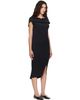 ISSEY MIYAKE ISSEY MIYAKE Black Tubular Pleats Midi Dress - 2