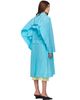 ISSEY MIYAKE ISSEY MIYAKE Blue Correlation Coat - 3