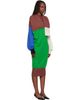 ISSEY MIYAKE ISSEY MIYAKE Brown & Green November Sleeves Collection Midi Dress - 2