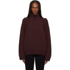 ISSEY MIYAKE ISSEY MIYAKE Brown Backpack Knit Turtleneck
