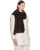 ISSEY MIYAKE ISSEY MIYAKE Brown Cashmere Knit Stole Scarf - 2