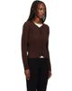 ISSEY MIYAKE ISSEY MIYAKE Brown October Spongy-58 Cardigan - 2