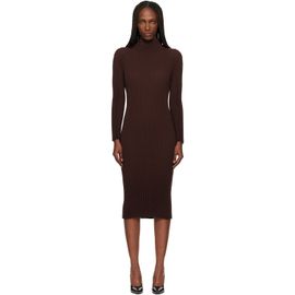ISSEY MIYAKE ISSEY MIYAKE Brown October Spongy-58 Midi Dress