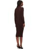 ISSEY MIYAKE ISSEY MIYAKE Brown October Spongy-58 Midi Dress - 3