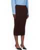 ISSEY MIYAKE ISSEY MIYAKE Brown October Spongy-58 Midi Skirt - 2