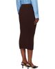 ISSEY MIYAKE ISSEY MIYAKE Brown October Spongy-58 Midi Skirt - 3