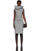 ISSEY MIYAKE ISSEY MIYAKE Gray Allow Midi Dress - 1