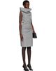 ISSEY MIYAKE ISSEY MIYAKE Gray Allow Midi Dress - 2