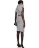 ISSEY MIYAKE ISSEY MIYAKE Gray Allow Midi Dress - 3