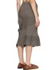 ISSEY MIYAKE ISSEY MIYAKE Gray Kone Kone Midi Skirt - 3