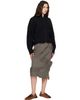 ISSEY MIYAKE ISSEY MIYAKE Gray Kone Kone Midi Skirt - 4