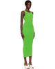 ISSEY MIYAKE ISSEY MIYAKE Green Rill Maxi Dress - 2