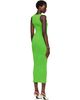 ISSEY MIYAKE ISSEY MIYAKE Green Rill Maxi Dress - 3
