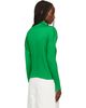 ISSEY MIYAKE ISSEY MIYAKE Green Sleek Pleats Cardigan - 3