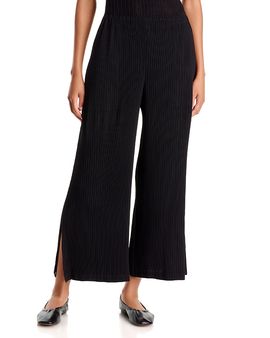 Issey Miyake Issey Miyake Hatching Wide Leg Pants