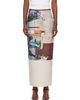 ISSEY MIYAKE ISSEY MIYAKE Multicolor Street View Midi Skirt - 1
